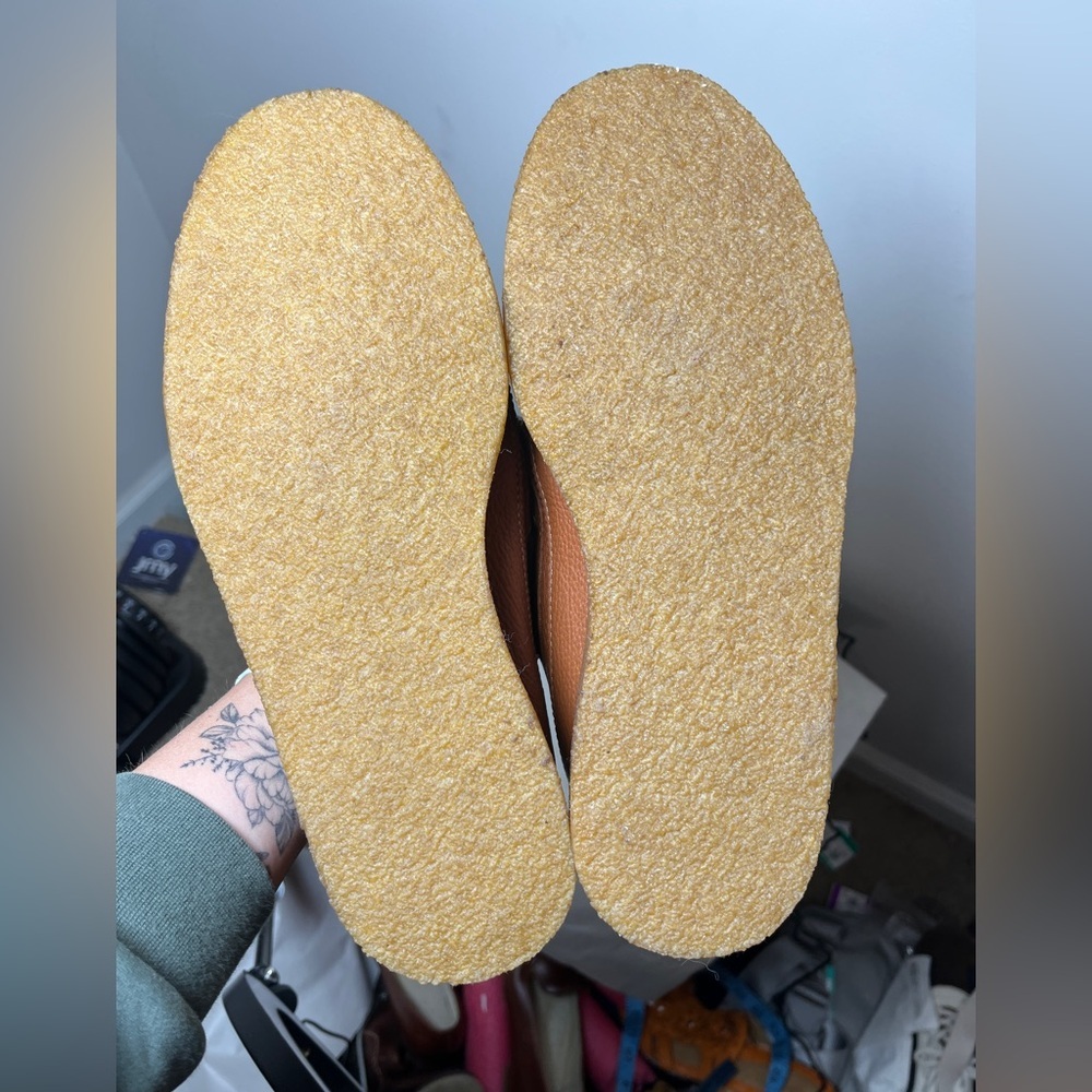 J Crew Camden Crepe-Sole Slip-On Loafer in Pebbled Leather BE388 sz 8.5 - Picture 7 of 14